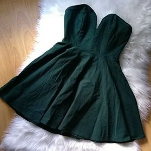 Nasty Gal Strapless Skater Dress
